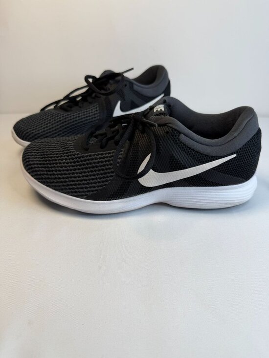 Nike Shoes - Nike Revolution 4 Sneakers Women's Size 9W Black/White Running Athletic Shoes